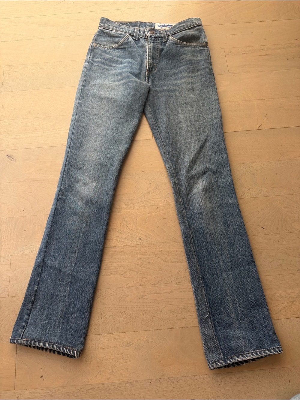 Vintage Levi's Light Blue 519 Jeans with Orange Label